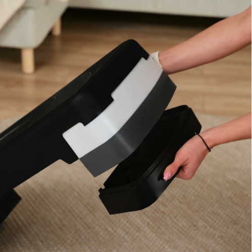 Степ платформа  Hop-Sport HS-PP033AS 3-рівнева чорно-біла - фото №2